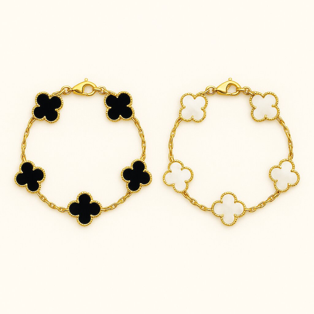 Beatriz | Conjunto Trevo Preto e Branco