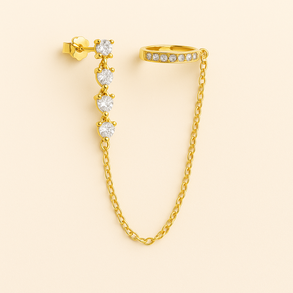 Audra | Ear Cuff Dourado