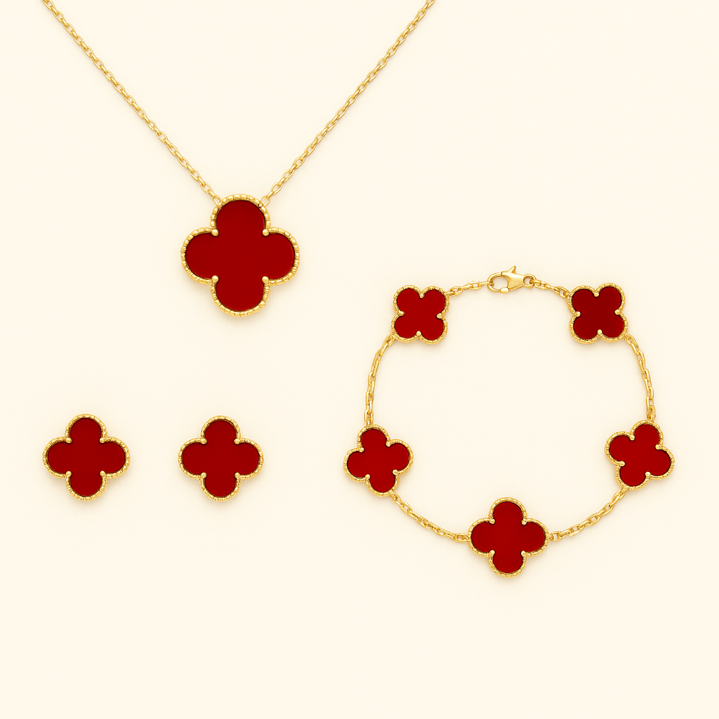 Laura | Conjunto Trevo Vermelho