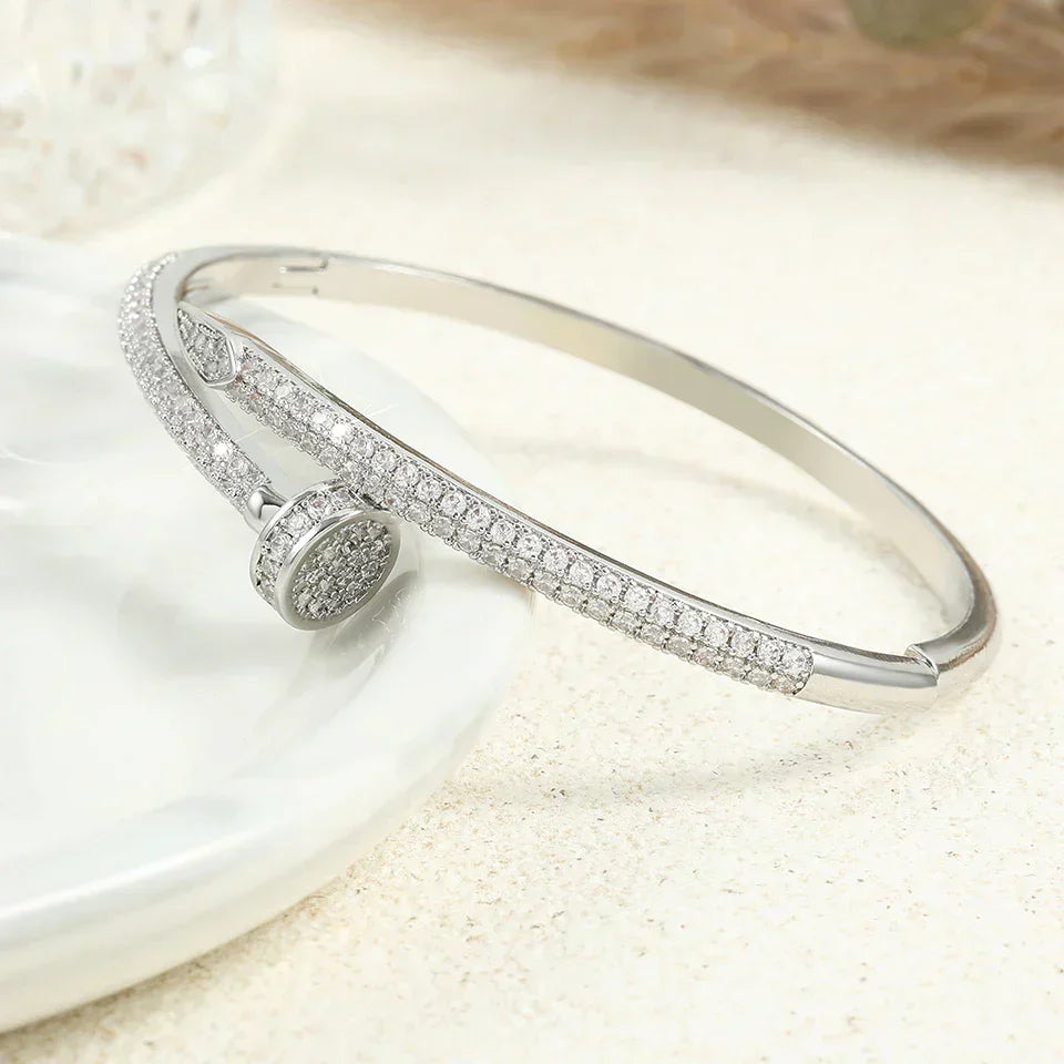 Marina | Pulseira de Luxo com Zircônia