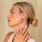 Alina | Argolas Douradas