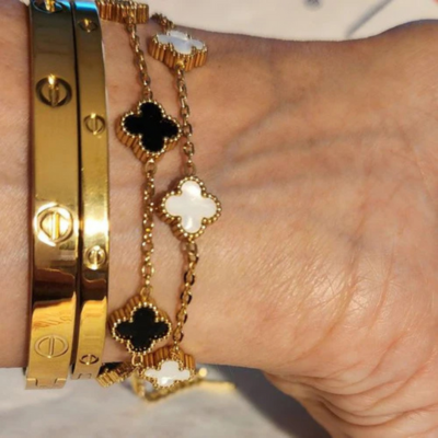 Beatriz | Conjunto Trevo Preto e Branco