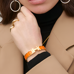 Helena | Pulseira H Branca