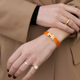 Helena | Pulseira H Branca
