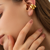 Jade | Ear Cuff Dourado
