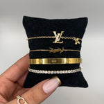 Cannes | Stack de Pulseiras Douradas