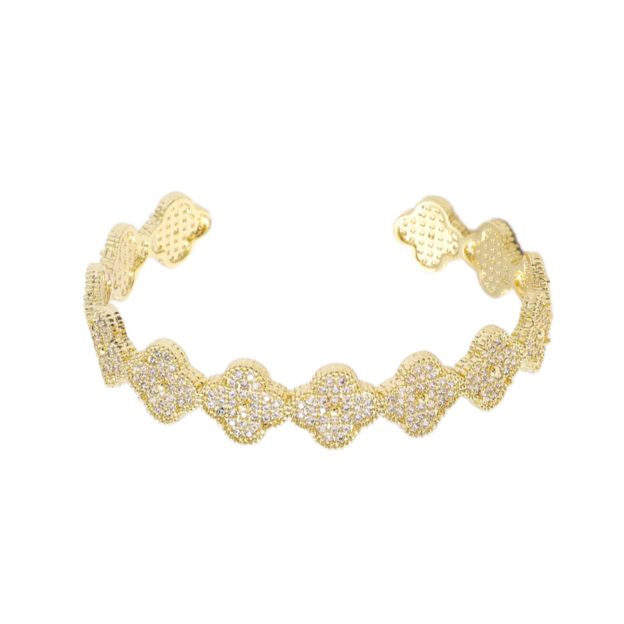 Clara | Pulseira Trevo Ajustável