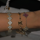 Clara | Pulseira Trevo Ajustável