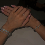 Clara | Pulseira Trevo Ajustável