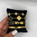 Portofino | Stack de Pulseiras Douradas