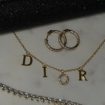 Cannes | Colar Inicial Dourado