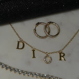 Cannes | Colar Inicial Dourado
