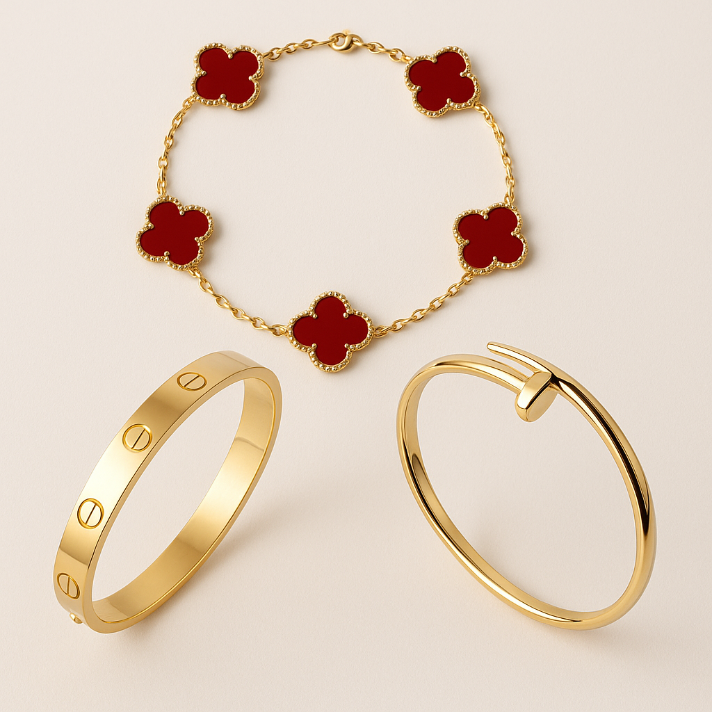Ibiza | Stack de Pulseiras Vermelhas