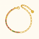 Fae | Pulseira Riviera com Elo Alongado