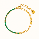 Fae | Pulseira Riviera com Elo Alongado