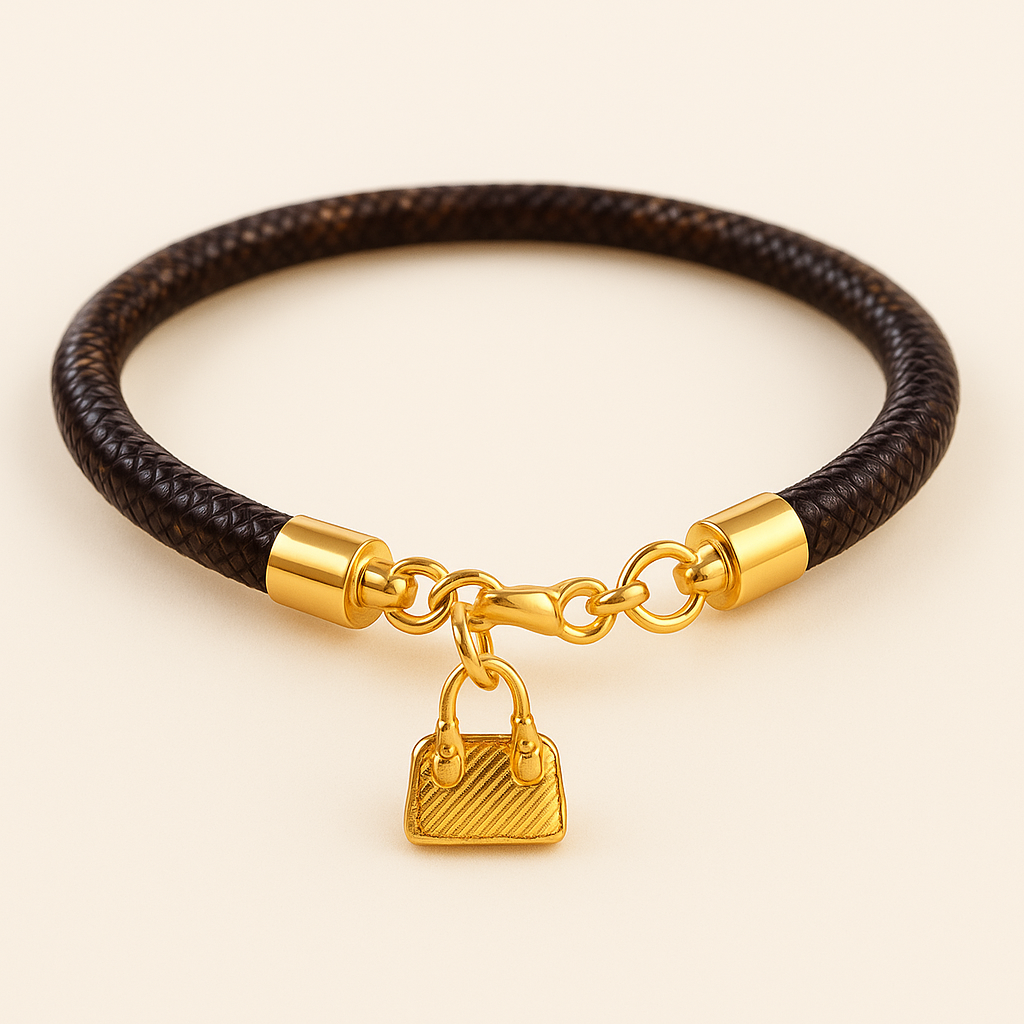 Lulu | Pulseira Pingente Bolsa