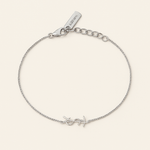 Vitória | Pulseira Monograma Dourada