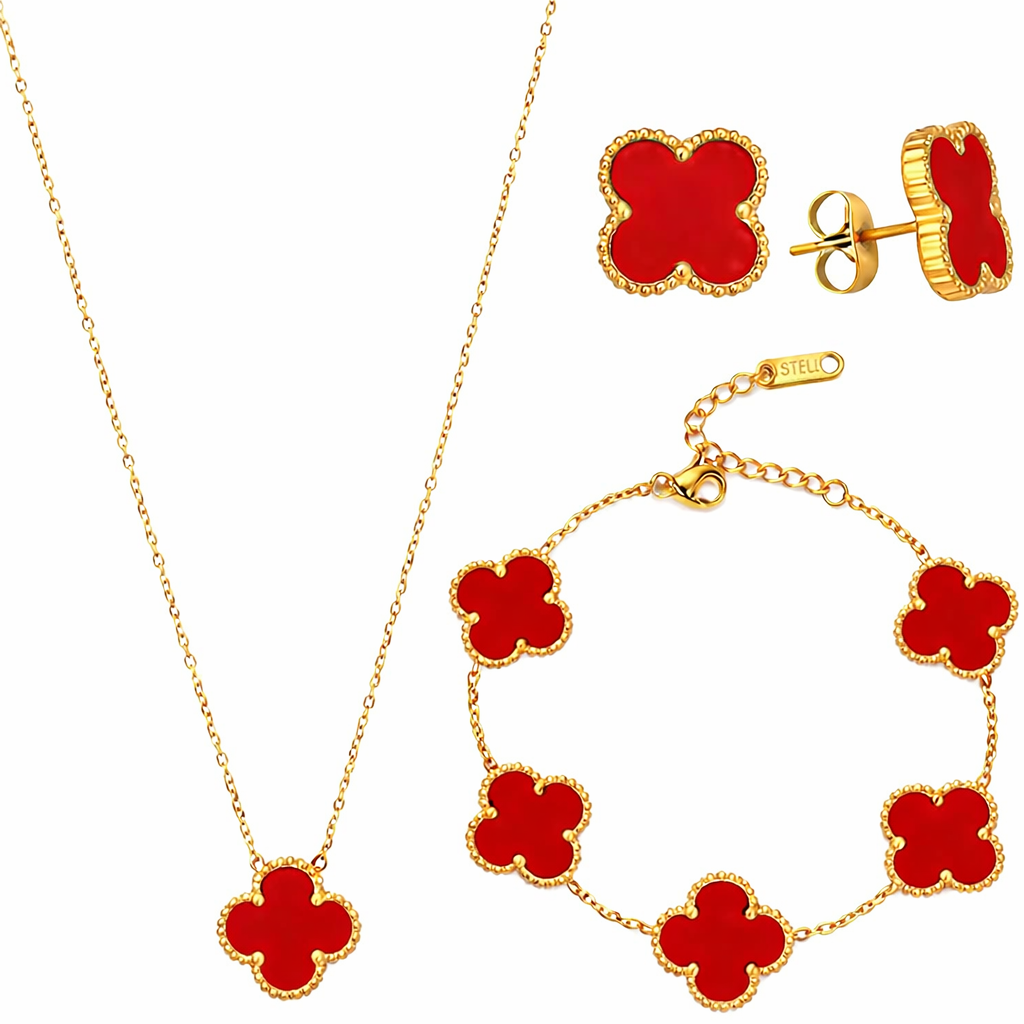 Sofia | Conjunto Trevo Branco Luxo