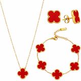 Sofia | Conjunto Trevo Branco Luxo