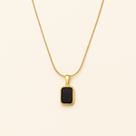 Noir | Colar Preto Minimalista