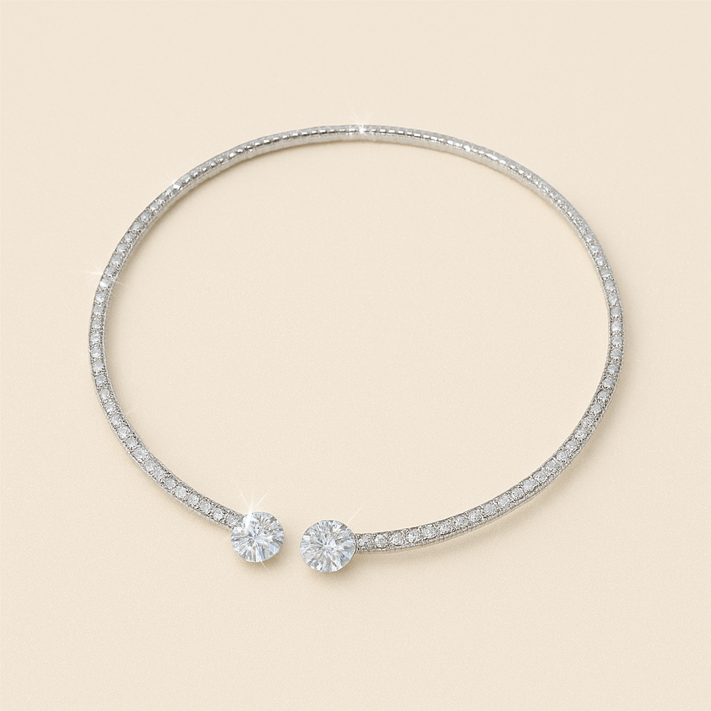 Cristal | Colar com Zircônia Luxo