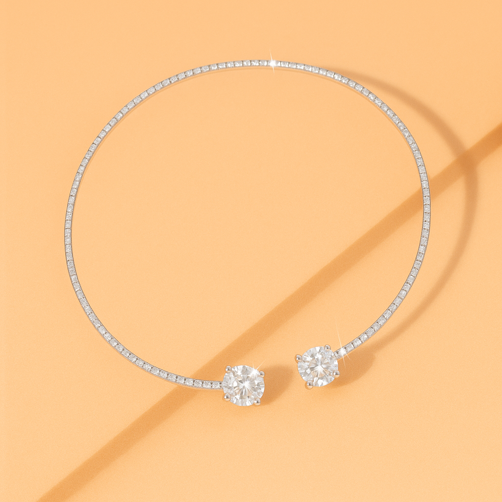Cristal | Colar com Zircônia Luxo