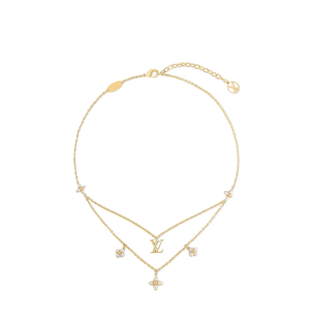 Lara | Colar Monograma Dourado