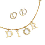 Celine | Conjunto Monograma Dourado