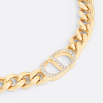 Celine | Colar Monograma Dourado