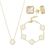 Sofia | Conjunto Trevo Branco Luxo