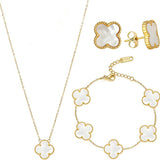 Sofia | Conjunto Trevo Branco Luxo