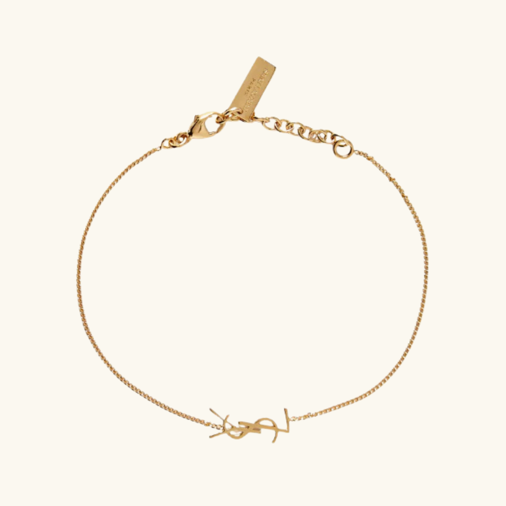 Vitória | Pulseira Monograma Prateada