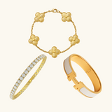 Marbella | Stack de Pulseiras Douradas