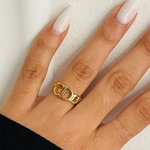 Isabela | Anel Marcante Dourado