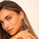 Esmeralda | Brincos de Corrente