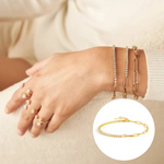 Fae | Pulseira Riviera com Elo Alongado