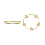 Amsterdam | Stack de Pulseiras Douradas