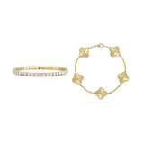 Amsterdam | Stack de Pulseiras Douradas