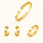 Valência | Conjunto de Joias Dourado
