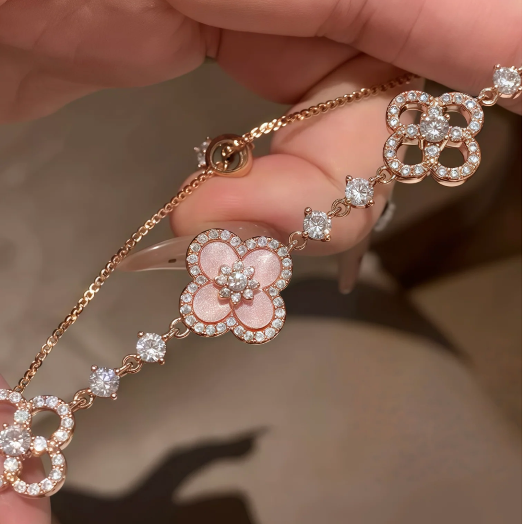 Sakura | Pulseira Rosa Ajustável