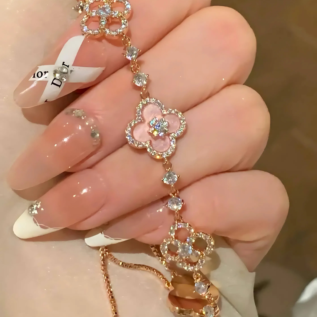 Sakura | Pulseira Rosa Ajustável
