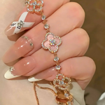 Sakura | Pulseira Rosa Ajustável