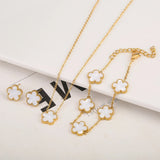Sofia | Conjunto Trevo Branco Luxo