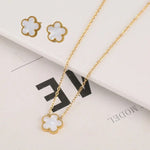 Sofia | Conjunto Trevo Branco Luxo